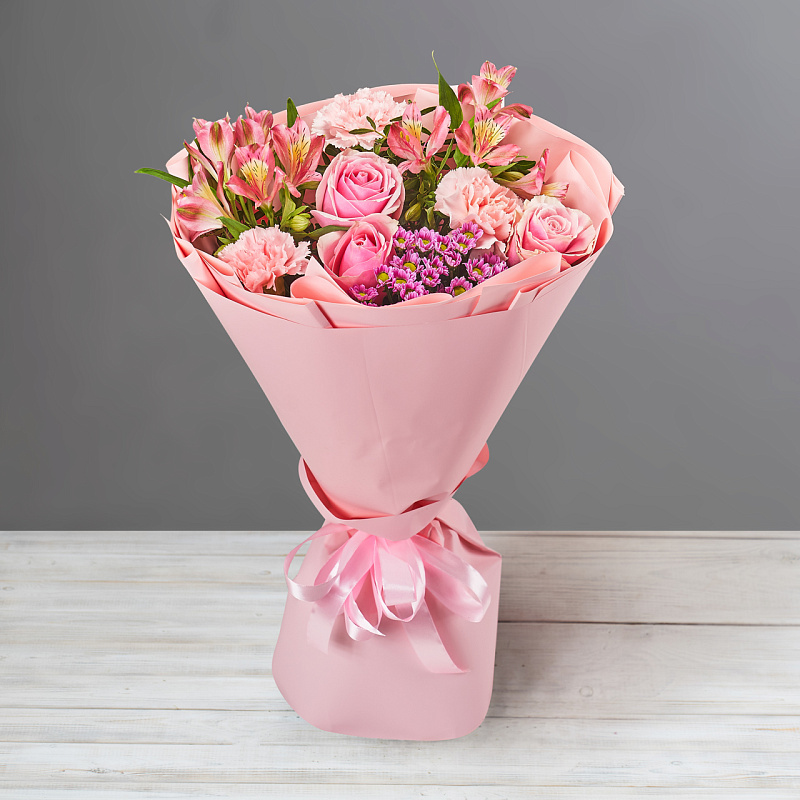 Заказ и доставка от 60 минут букета с диантусами  в Самаре